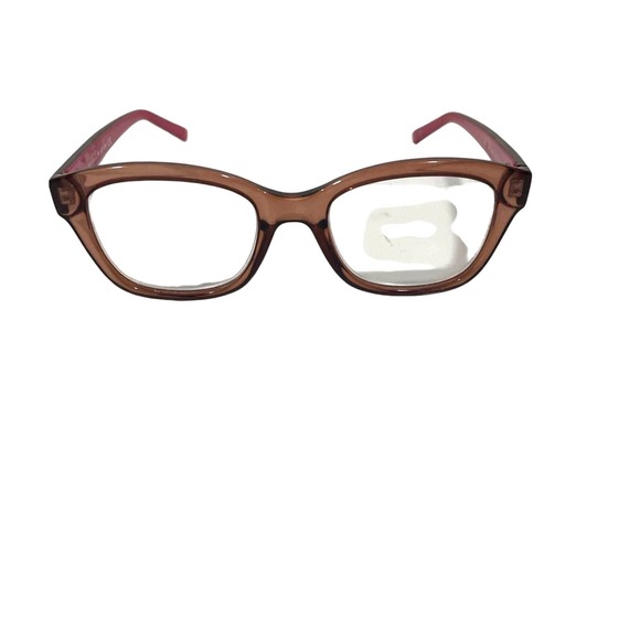 Kate Spade Pink Clear Glasses Cat Eye *FRAME ONLY* Reading Sunglasses Chic - Picture 7 of 8
